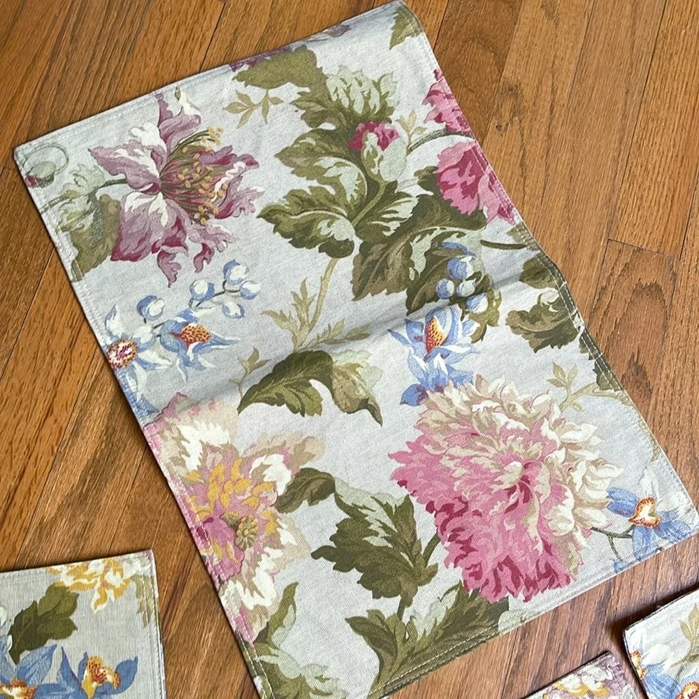 1990’s Floral Placemats | 90’s placemats